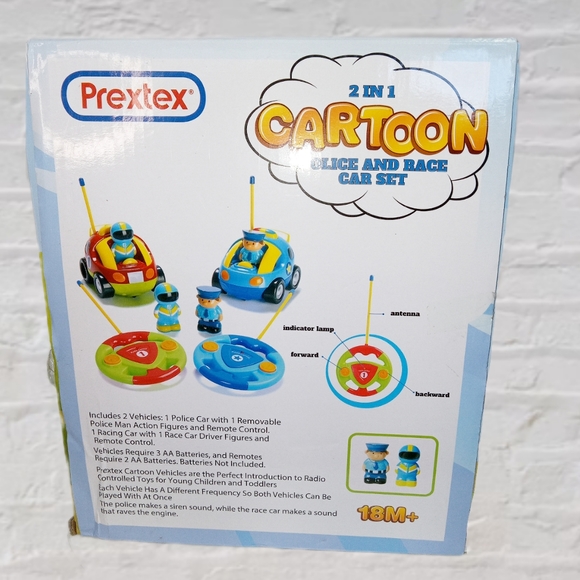 PREXTEX 2 IN 1 CARTOON POLICE AND RACE CAT SET - Picture 2 of 5